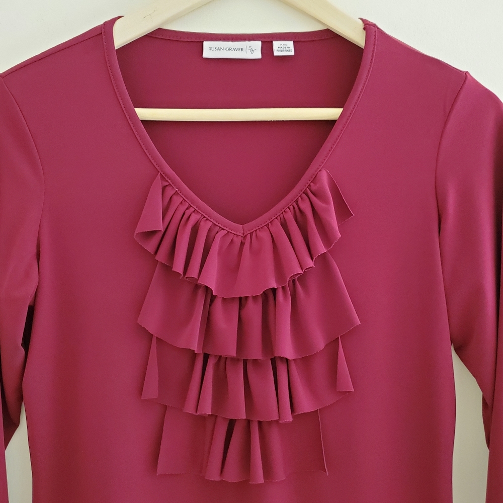 Susan Graver Blouse - Picture 6 of 10